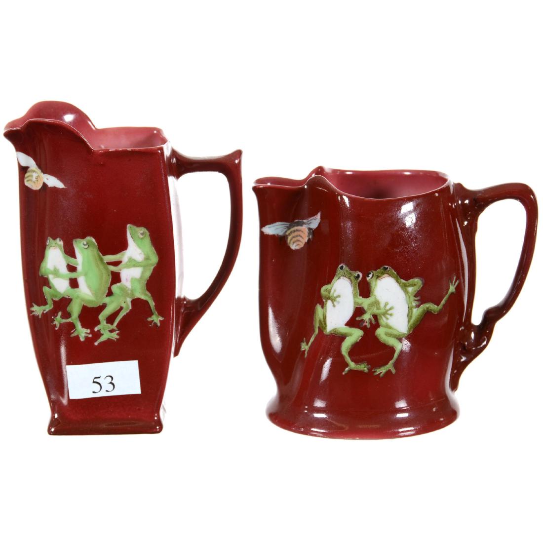 Two Royal Bayreuth (Blue Mark) Creamers (1 of 2)