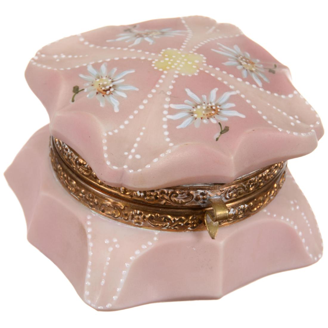 Marked Nakara Square Hinged Jewel Box (1 of 2)