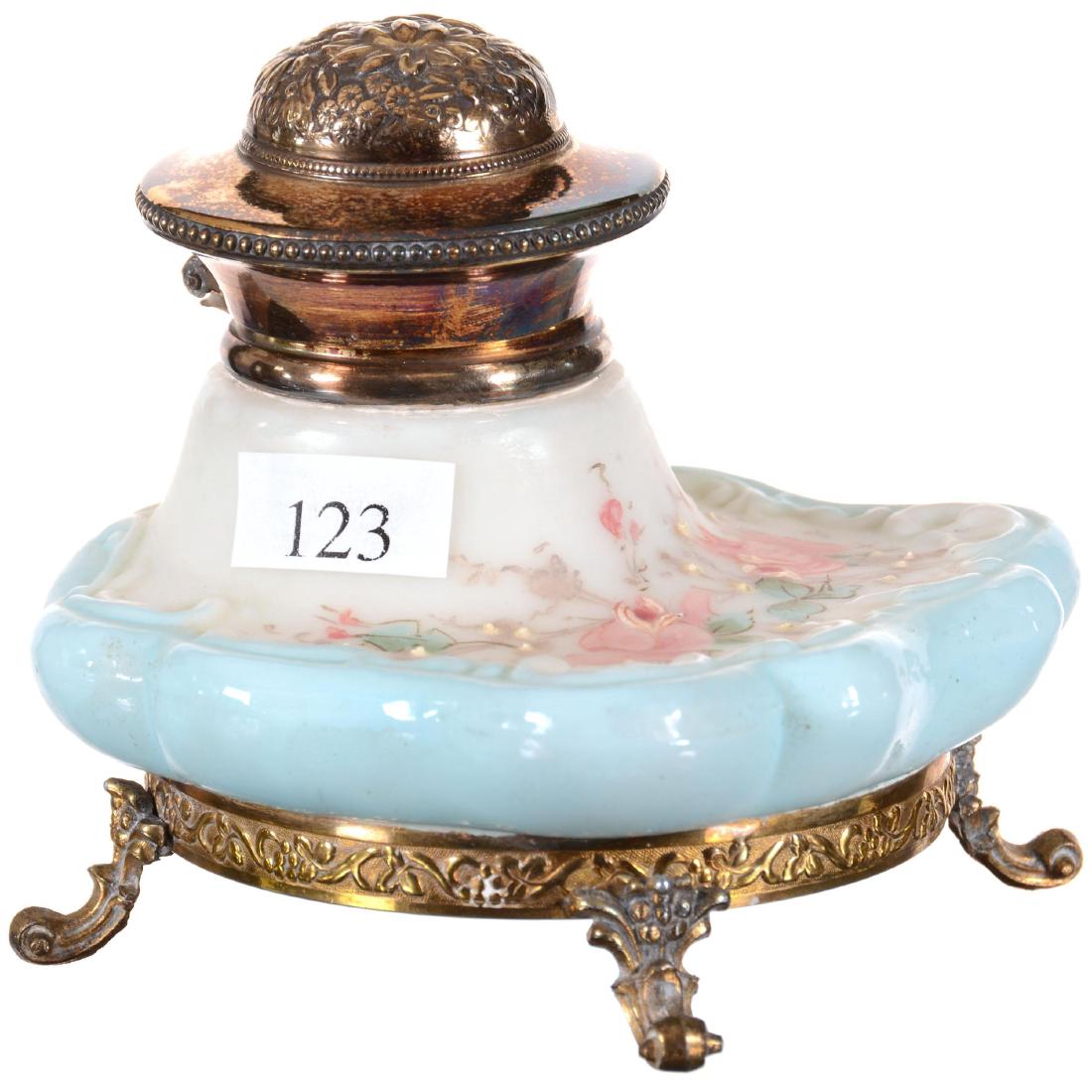 Unmarked Wavecrest Inkwell (1 of 2)