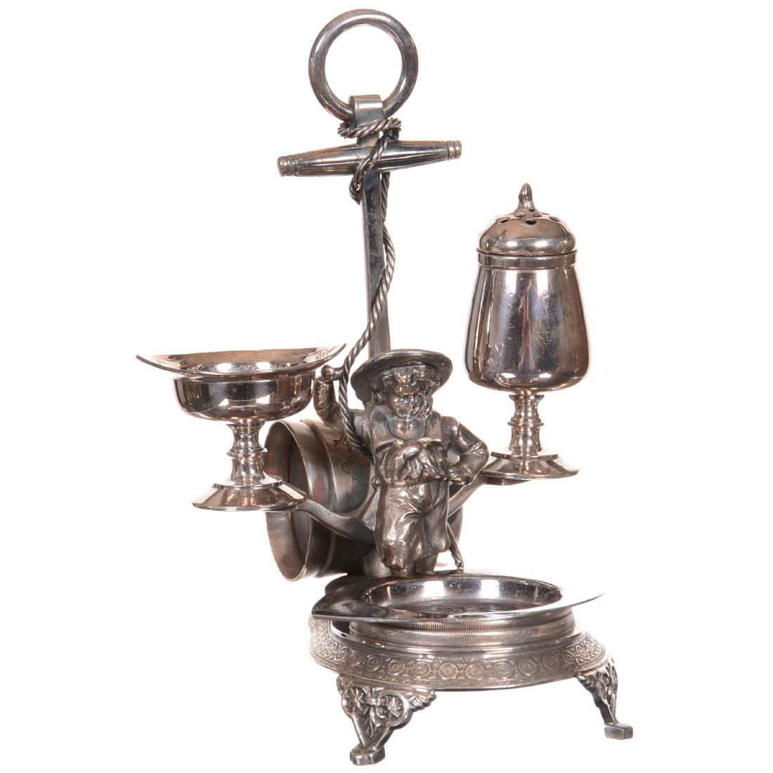 Kate Greenaway Figural Silverplate Napkin Ring (1 of 4)