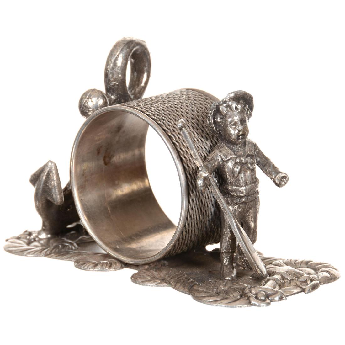 Figural Silverplate Napkin Ring (1 of 3)
