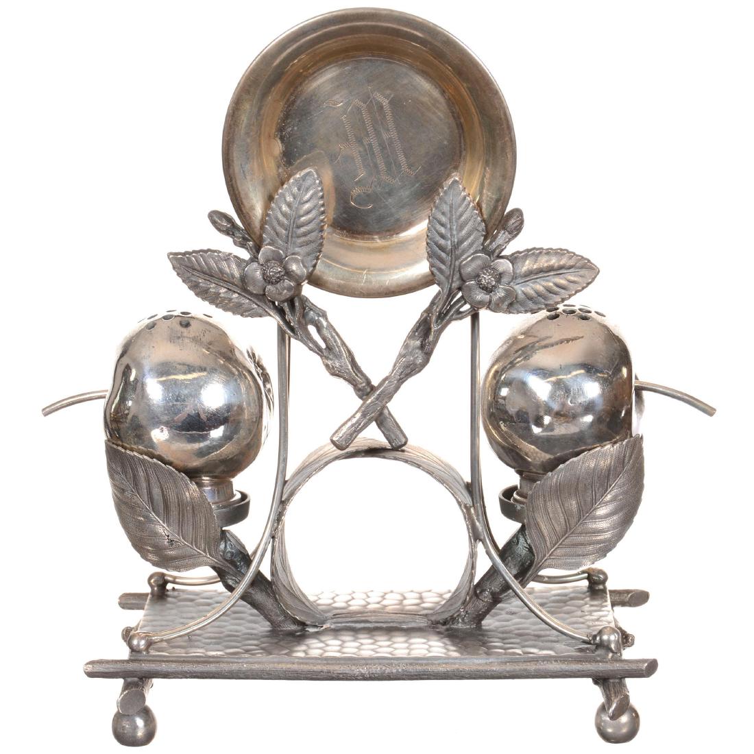 Hartford Silverplate #658 Condiment Set (1 of 2)