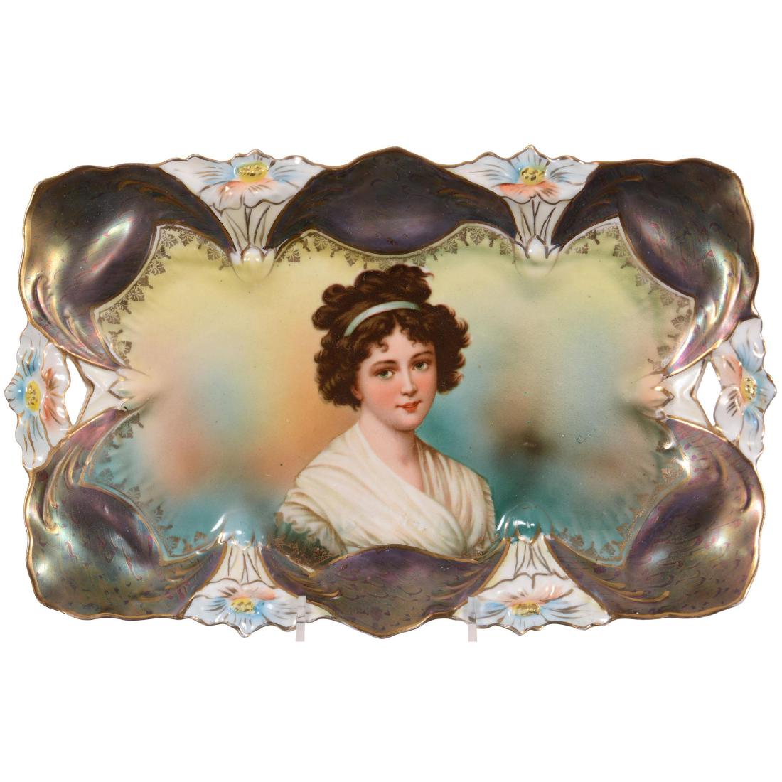 Unmarked R.S. Prussia Dresser Tray (1 of 2)