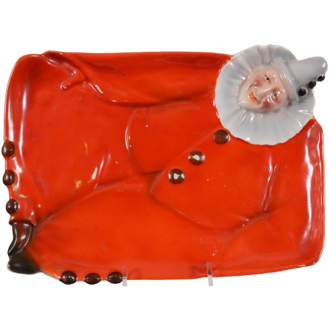 Royal Bayreuth (Blue Mark) Figural Dresser Tray (1 of 2)