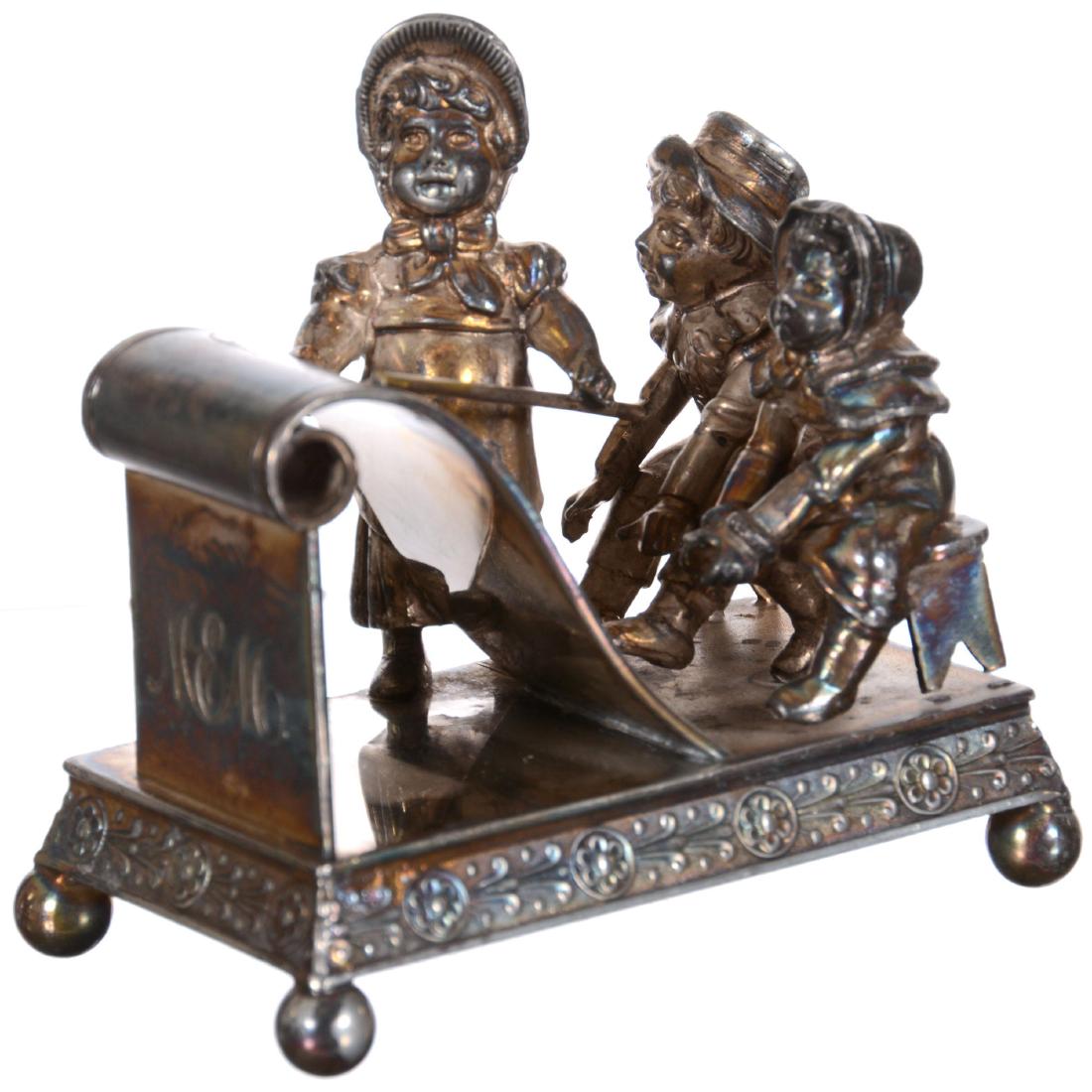 Figural Silverplate Napkin Ring (1 of 4)