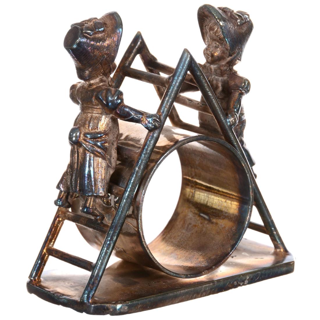 Figural Silverplate Napkin Ring (1 of 3)