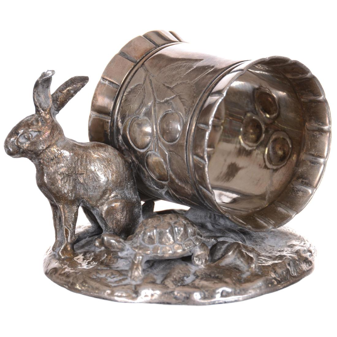 Figural Silverplate Napkin Ring (1 of 3)