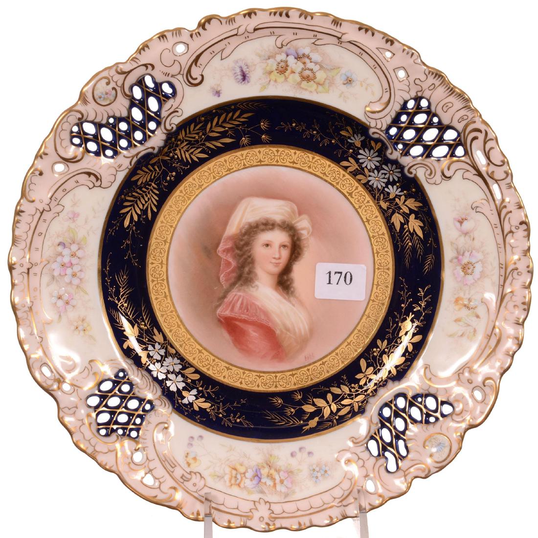 Marked Germany Portrait Plate (1 of 3)