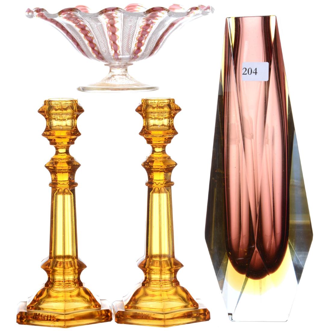 Three Assorted Art Glass Items (1 of 1)