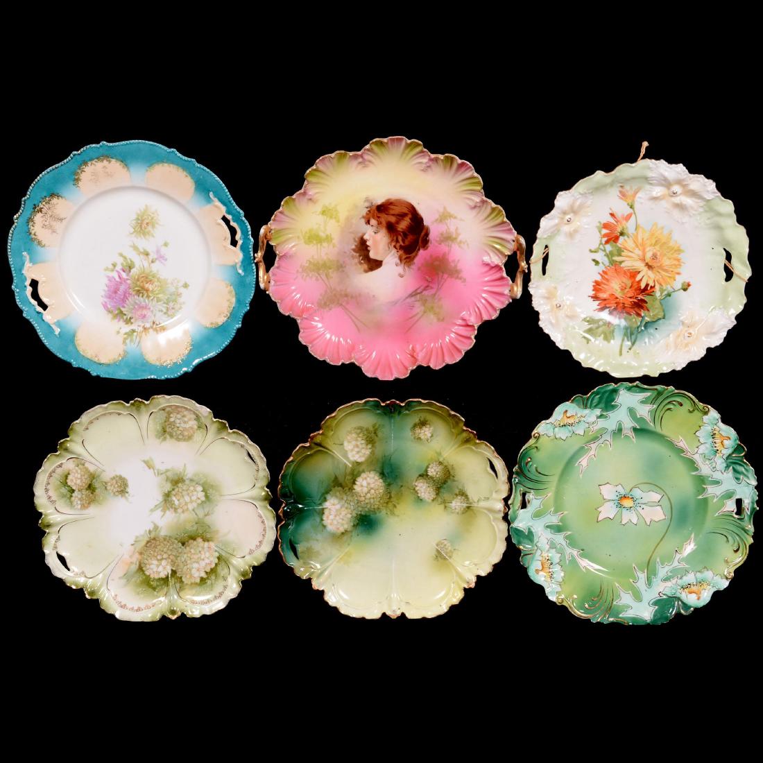 Six Prussia Style Plates (1 of 4)