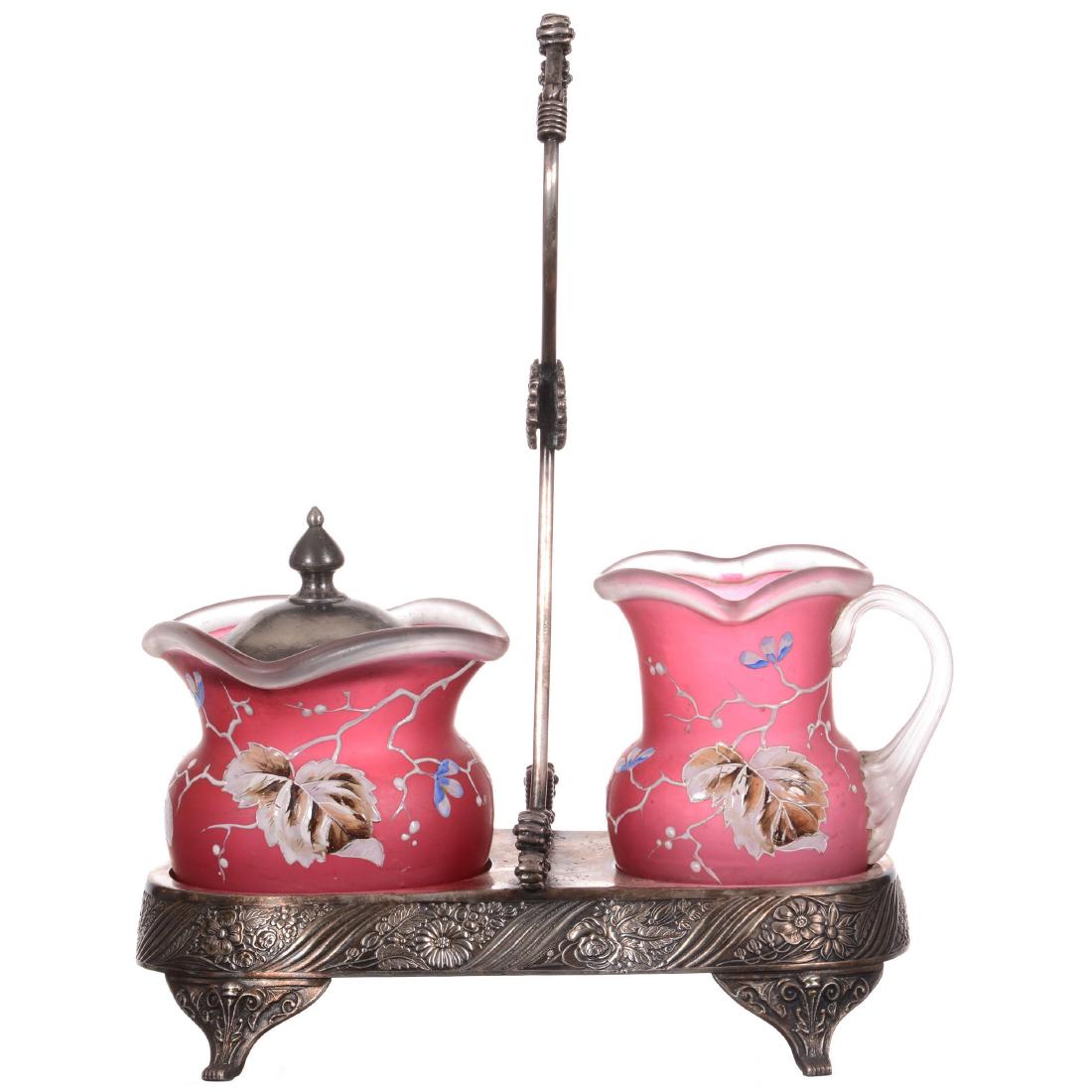 Victorian Creamer and Sugar Set (1 of 5)