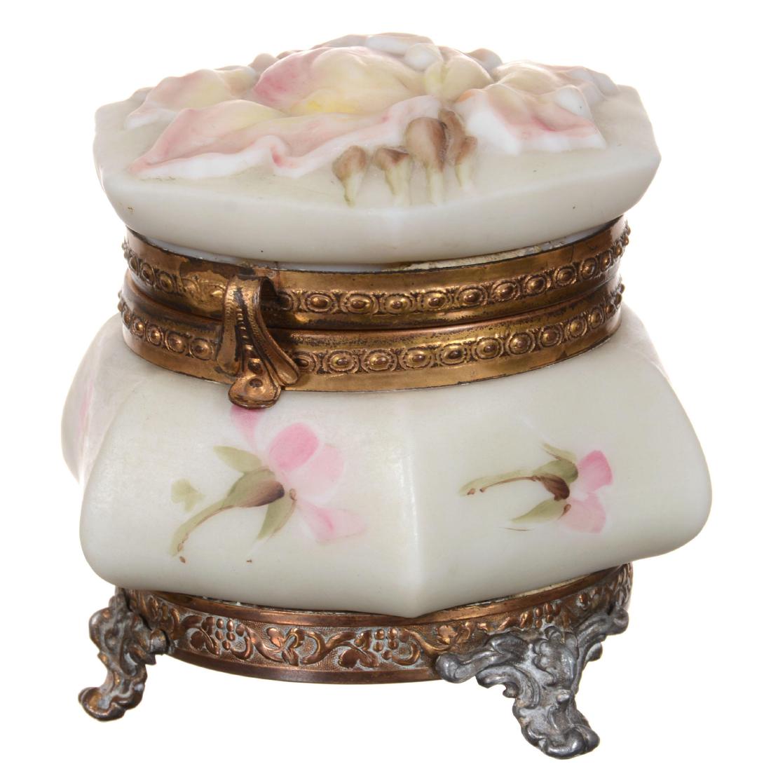 Wavecrest (Stamp Mark) Six-Sided Hinged Jewel Box (1 of 3)