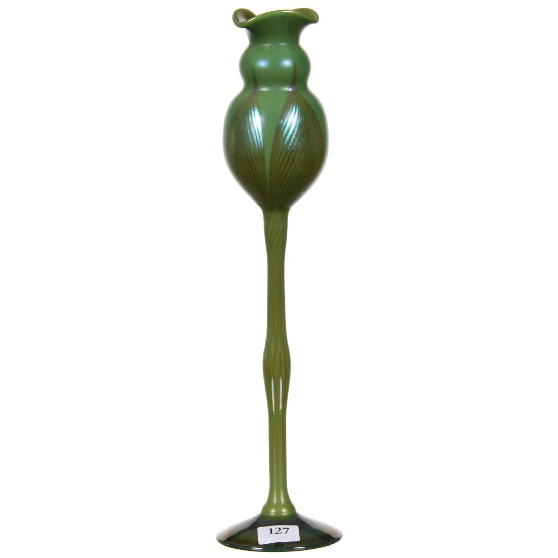 Flower Form Art Glass Vase (1 of 4)