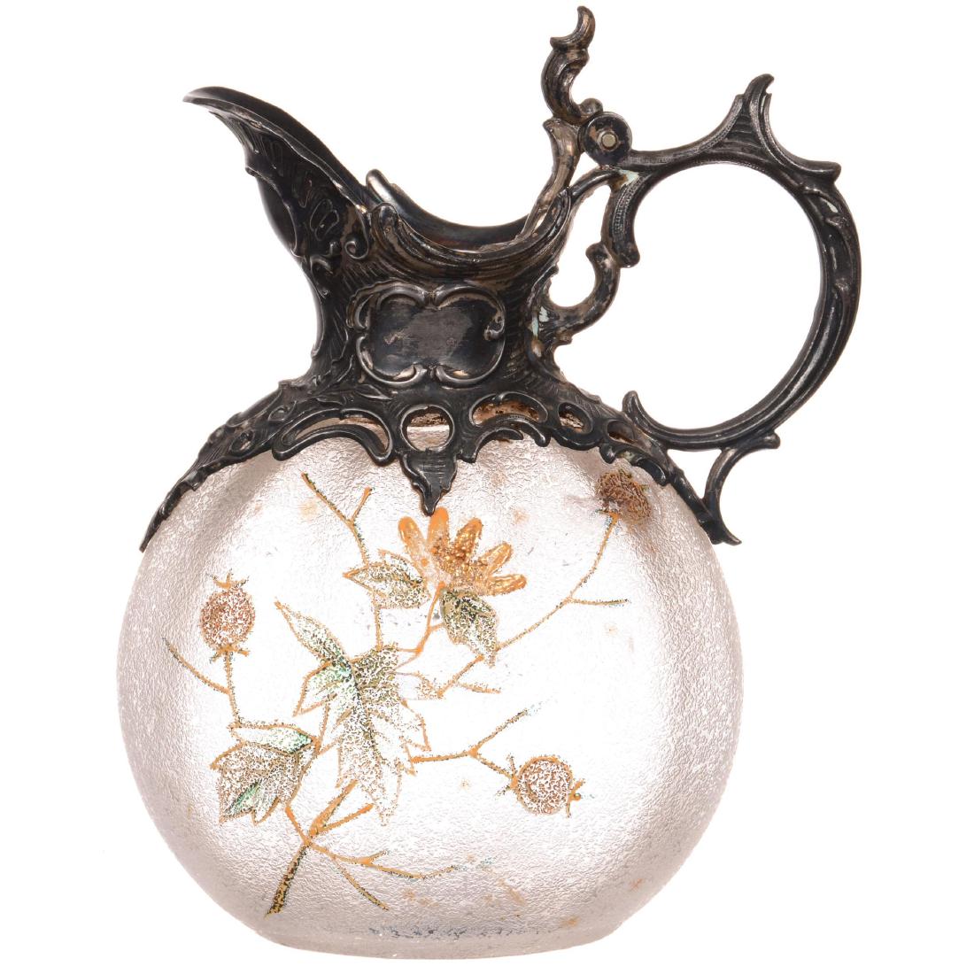 Art Glass Syrup Pitcher (1 of 3)