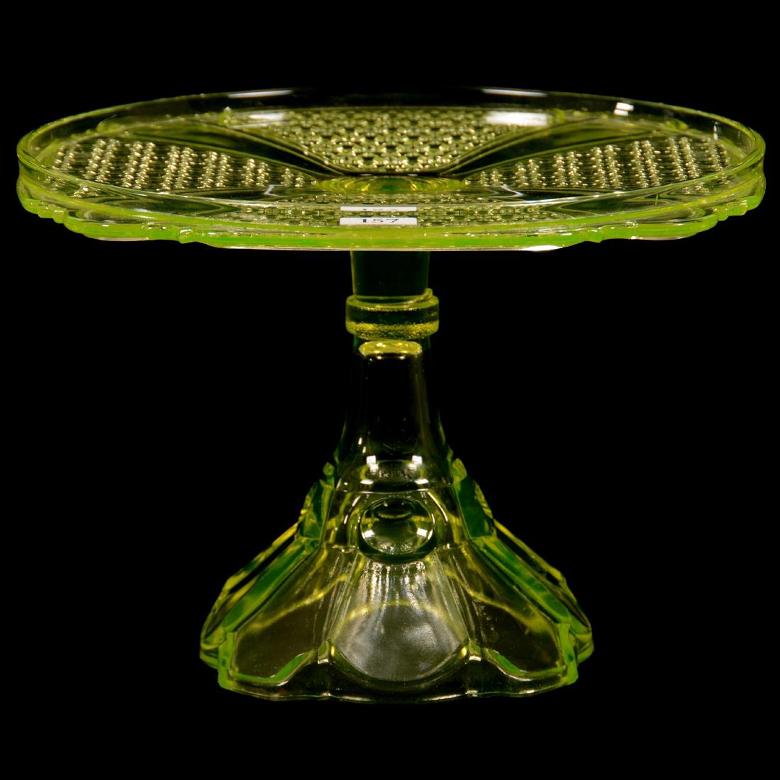 Antique Vaseline Pattern Glass Cake Stand Oct 07, 2017 Woody