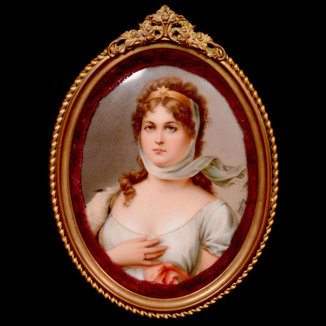 Porcelain Portrait Plaque (1 of 2)