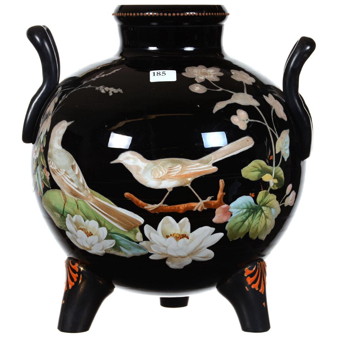 Black Amethyst Art Glass Vase (1 of 2)