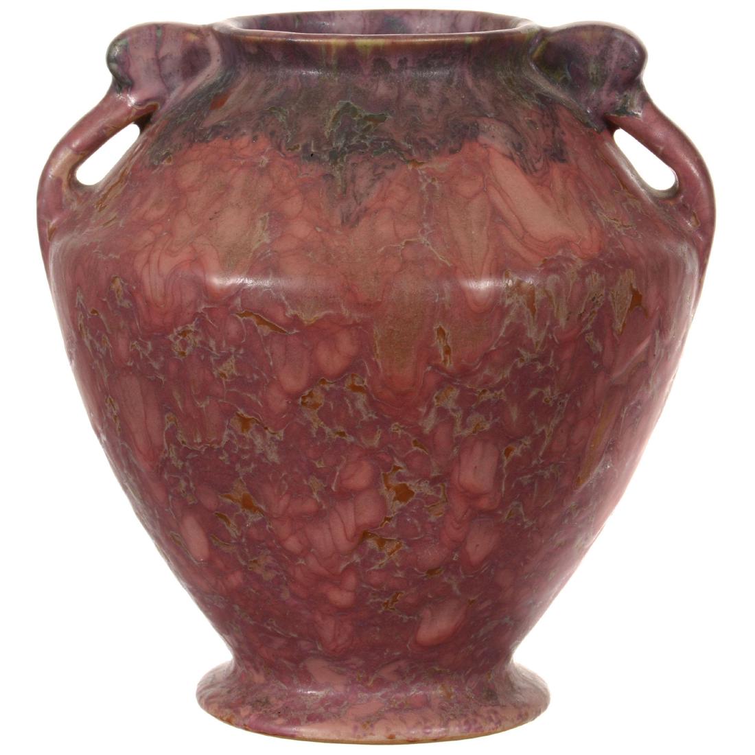 Unmarked Roseville Art Pottery Vase (1 of 3)