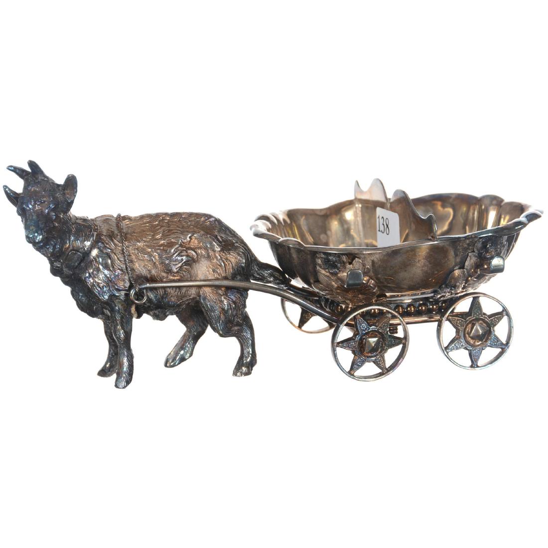 Victorian Silver-plate Figural Divided Dish (1 of 2)