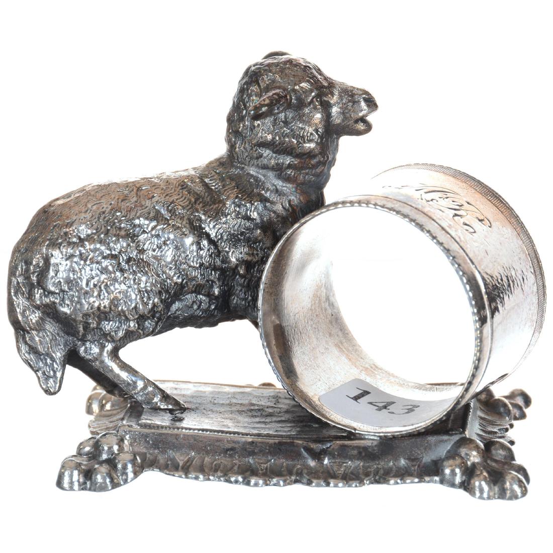 Figural Silver-plate Napkin Ring (1 of 3)