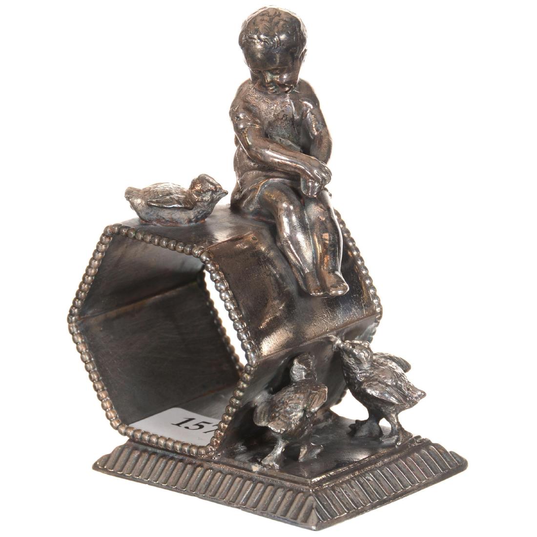 Figural Silver-plate Napkin Ring (1 of 3)