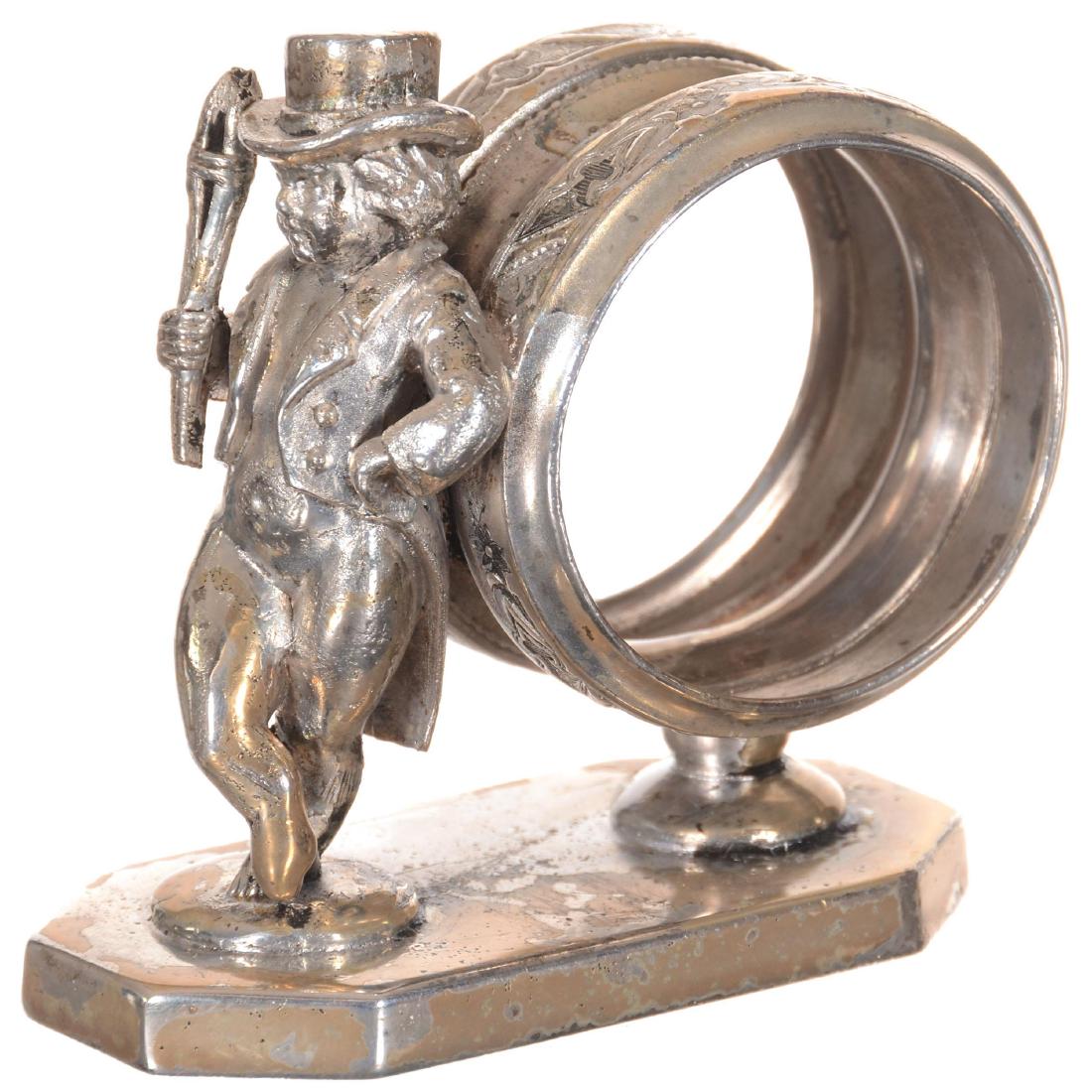 Figural Silver-plate Napkin Ring (1 of 3)