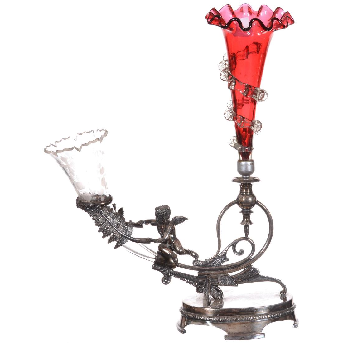 Victorian Double Bud Vase (1 of 3)