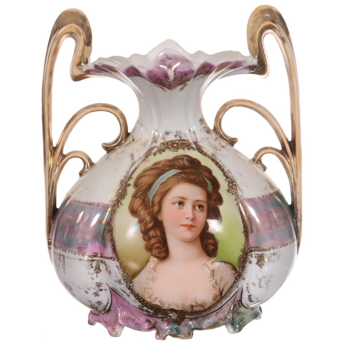 Royal Vienna Two-Handled Vase (1 of 2)