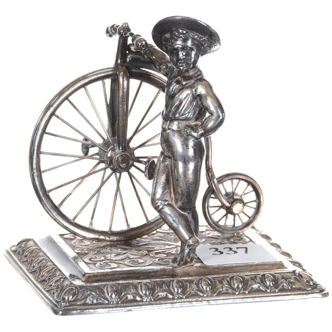 Figural Silver-plate Paperweight (1 of 3)