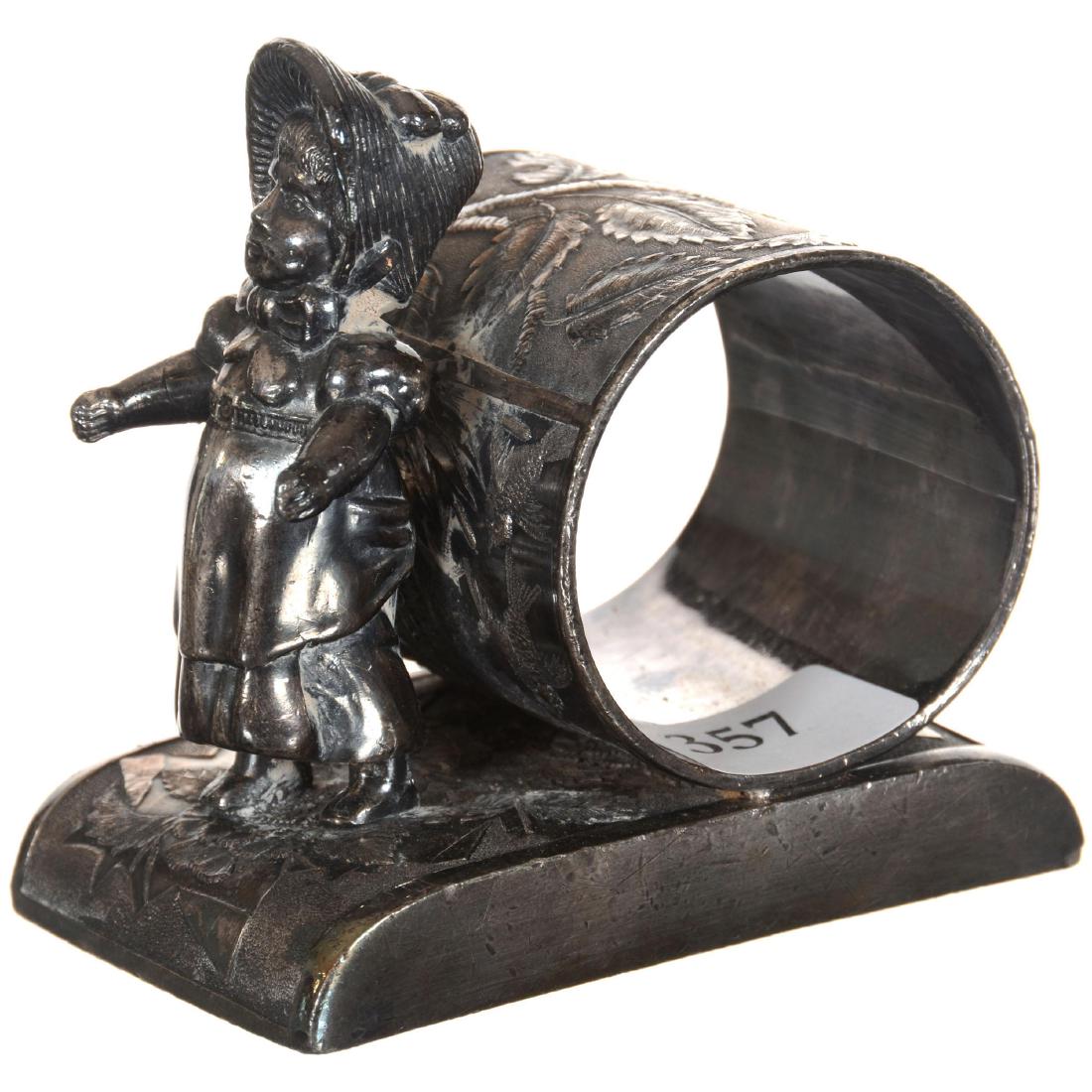 Figural Silver-plate Napkin Ring (1 of 3)