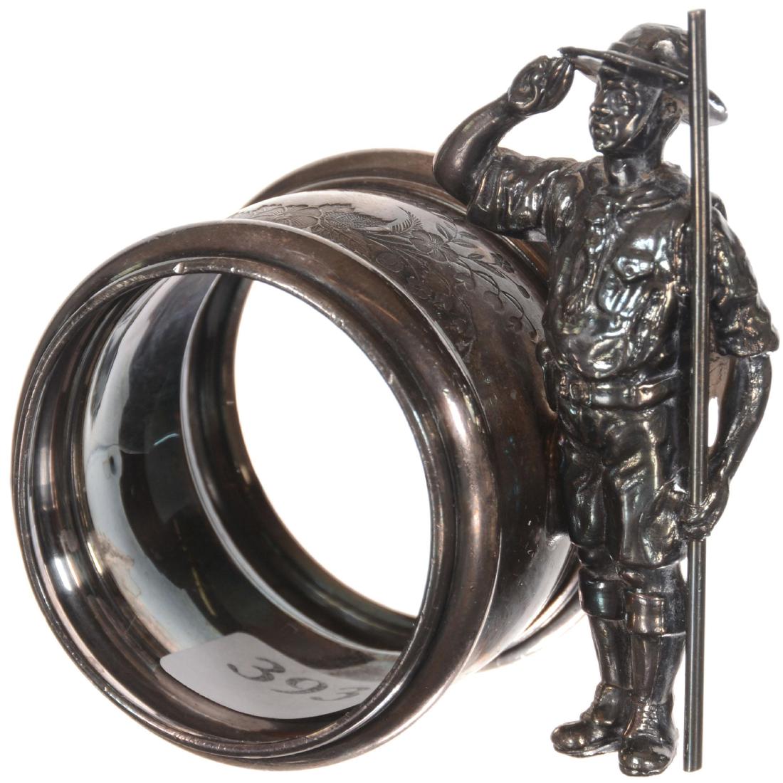 Figural Silver-plate Napkin Ring (1 of 2)