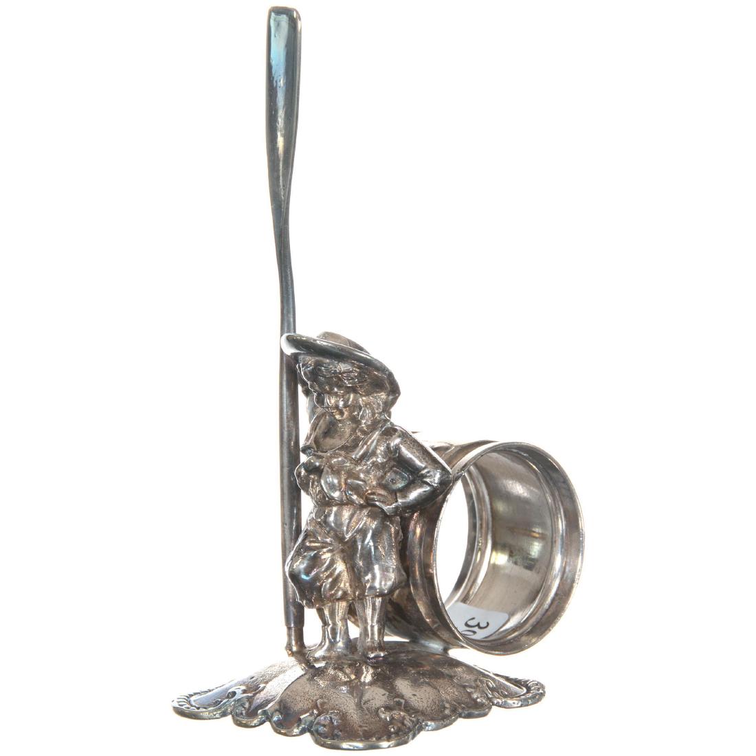 Figural Silver-plate Napkin Ring (1 of 3)