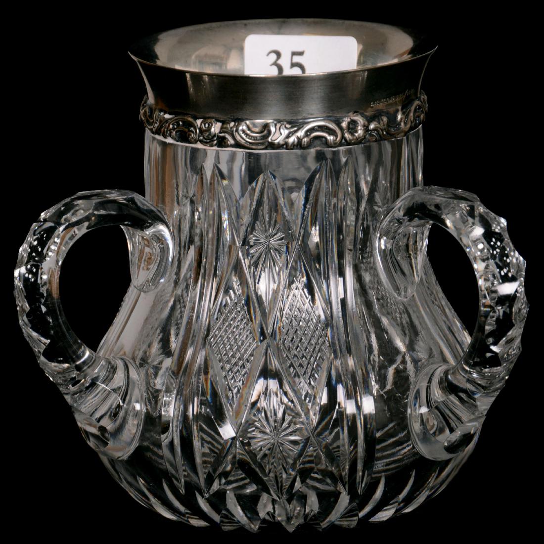 Miniature Three Handled Loving Cup - ABCG (1 of 2)
