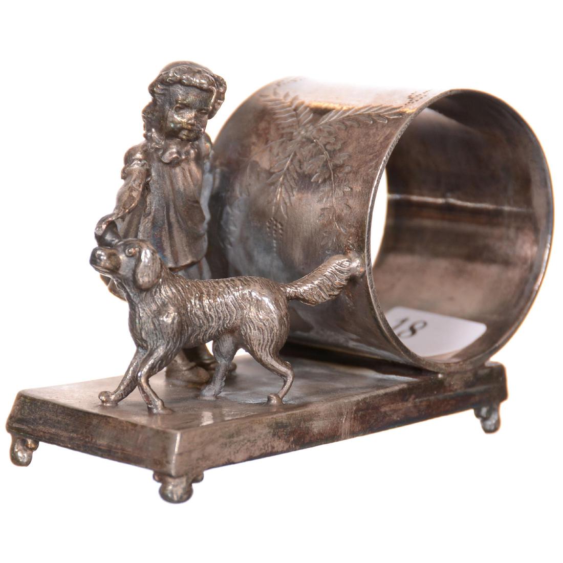 Victorian Silverplate Napkin Ring (1 of 2)