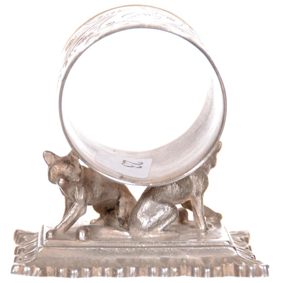 Victorian Silverplate Napkin Ring (1 of 2)