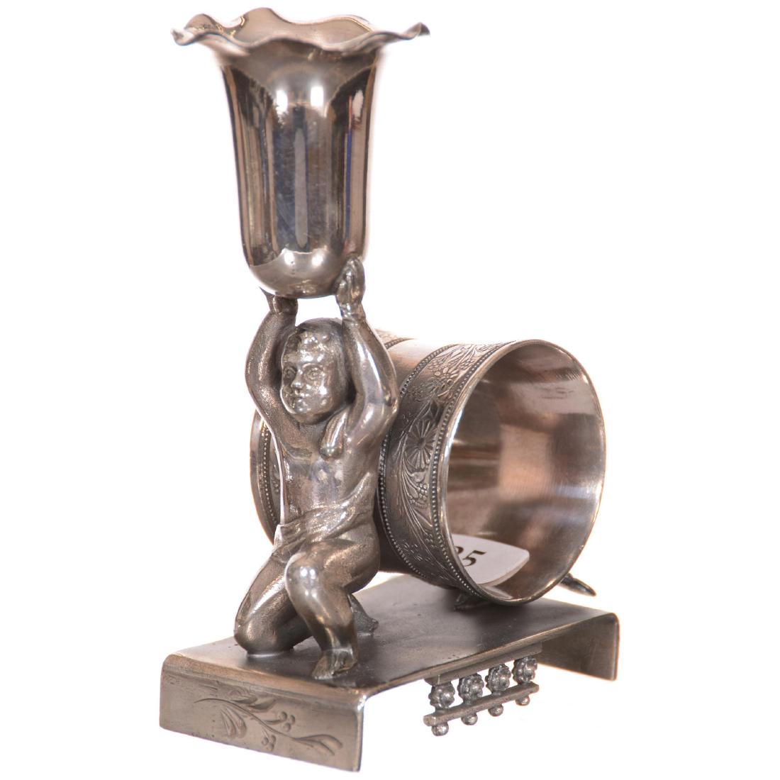 Victorian Silverplate Napkin Ring (1 of 3)