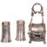 Victorian Silverplate Condiment Set - 2