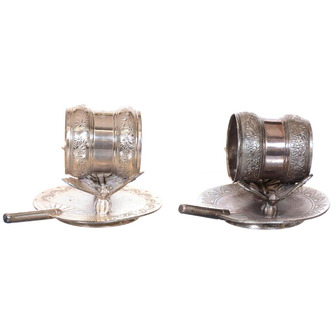 (2) Victorian Silverplate Napkin Rings (1 of 2)