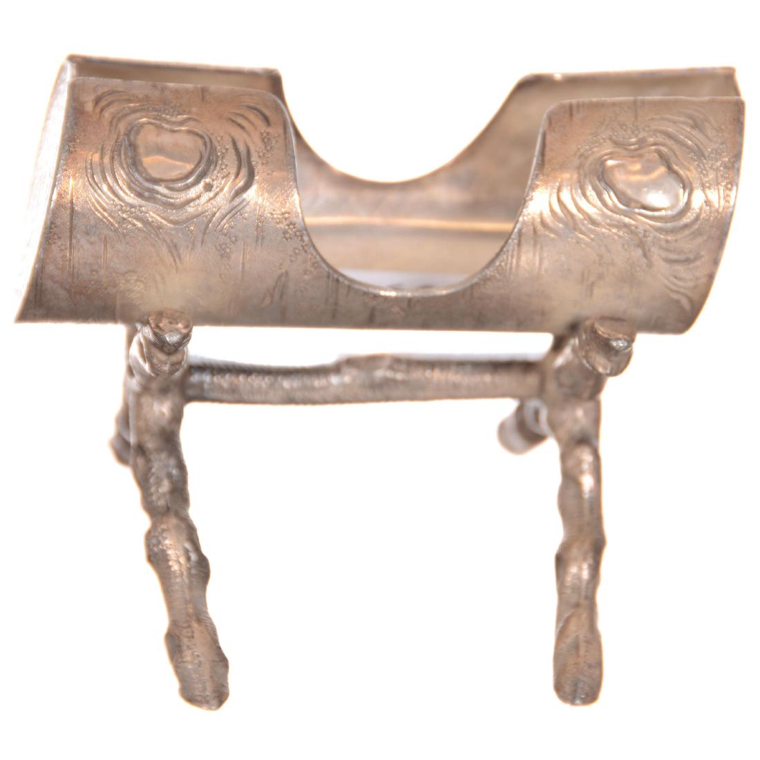 Victorian Silverplate Toothpick Holder (1 of 2)