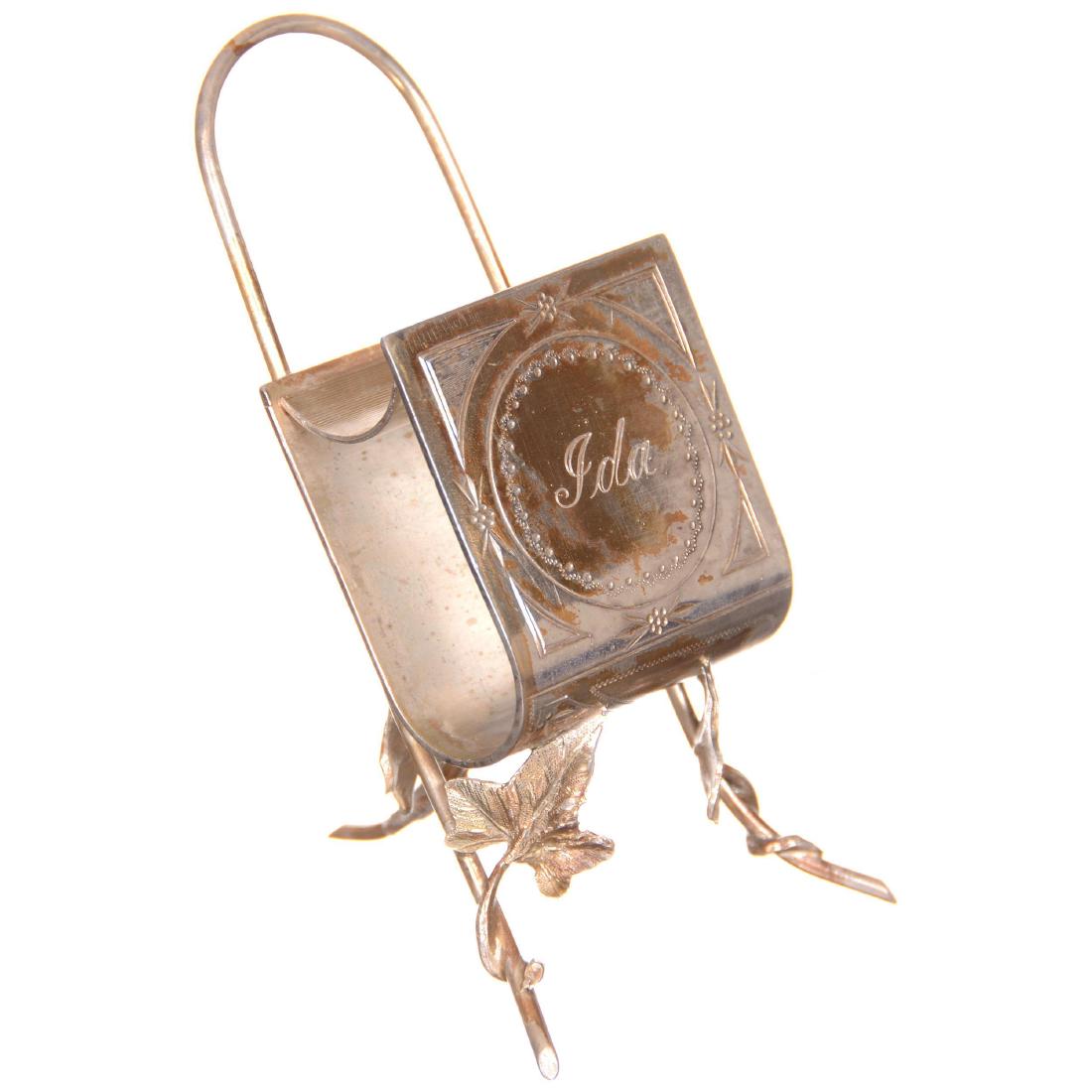 Victorian Silverplate Napkin Ring (1 of 3)