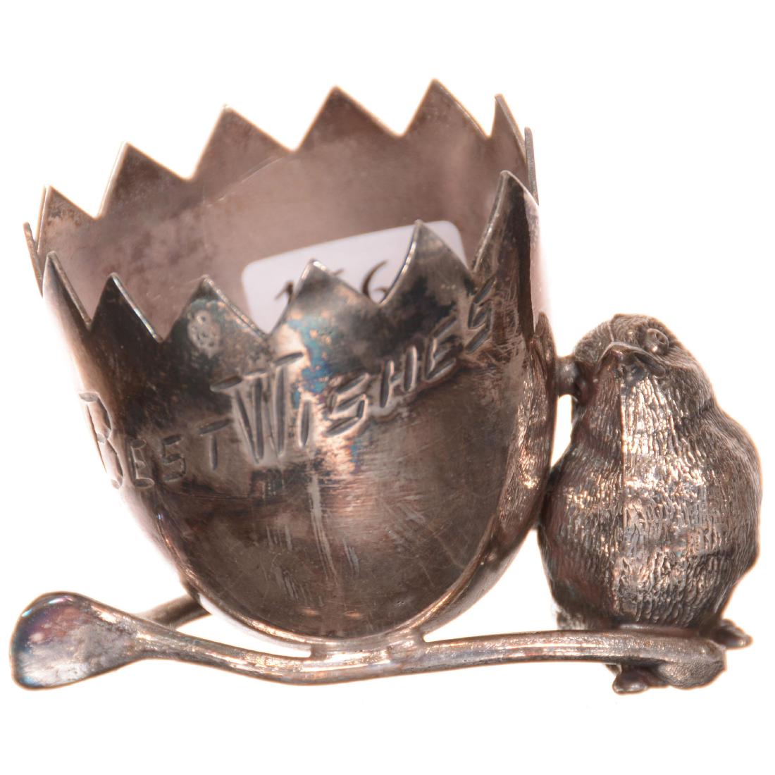 Victorian Silverplate Toothpick Holder (1 of 2)