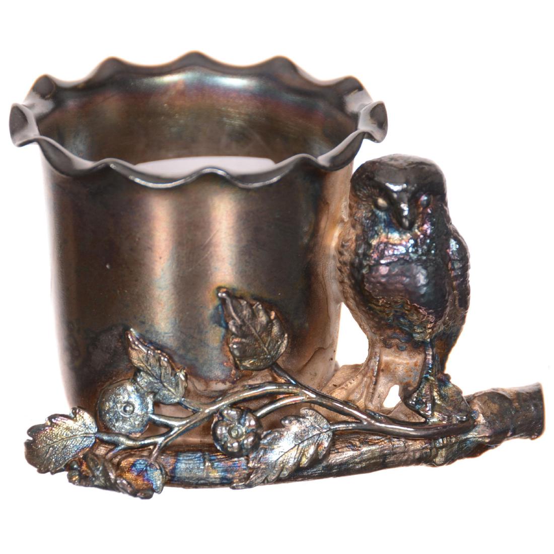 Victorian Silverplate Toothpick Holder (1 of 3)