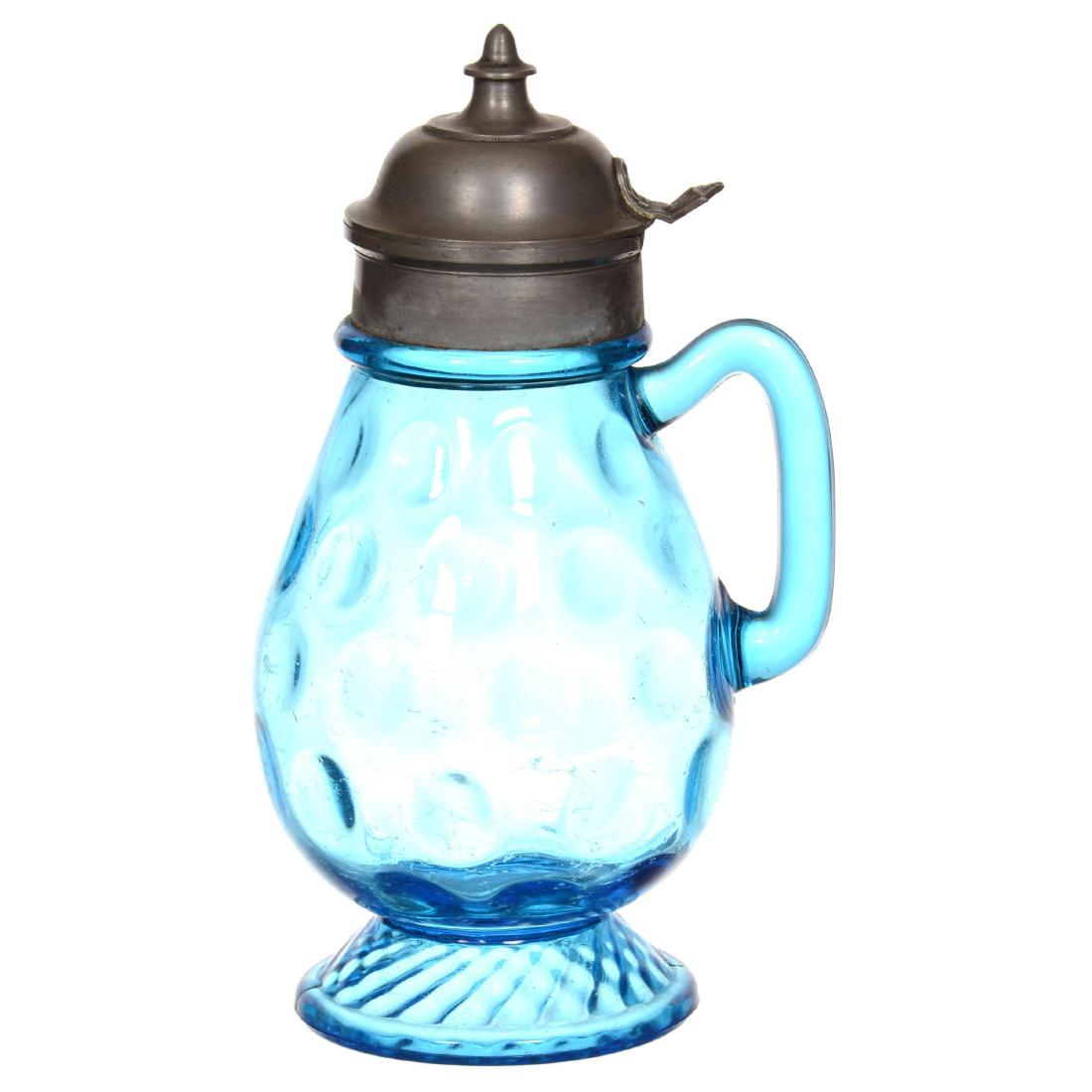 Art Glass Syrup Pitcher (1 of 2)