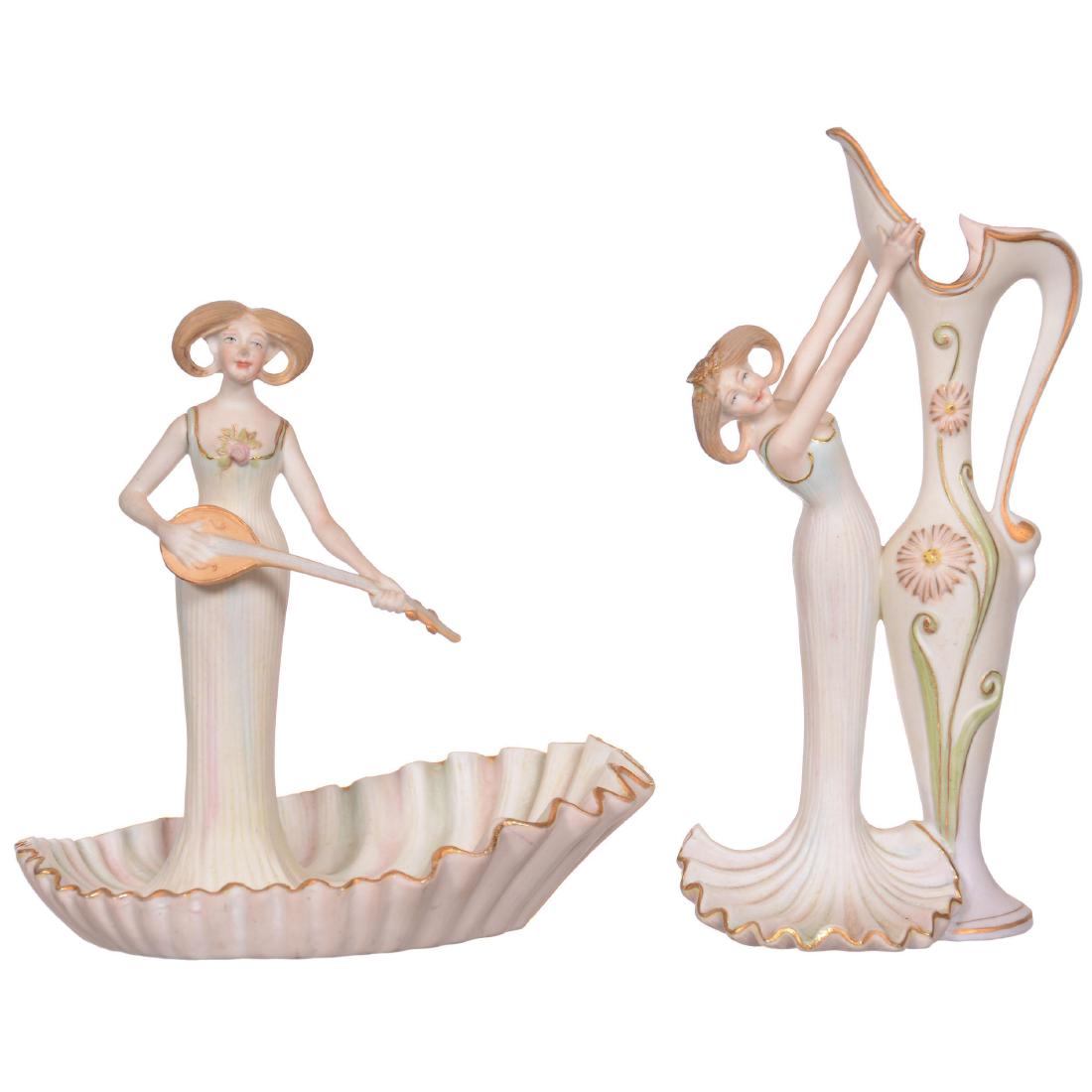 (2) Schafer And Vater Figural Items (1 of 3)