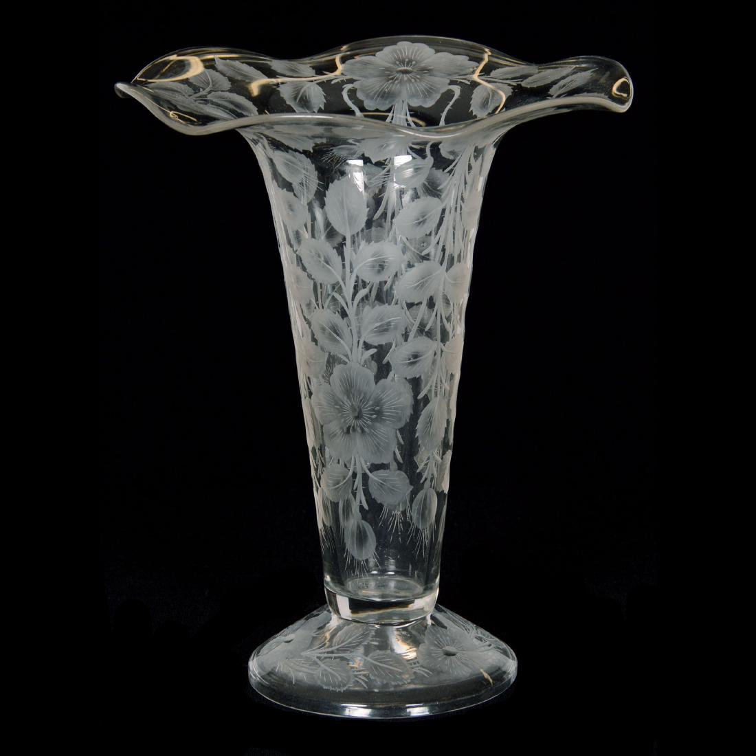 Vase, American Brilliant Cut Glass (1 of 3)