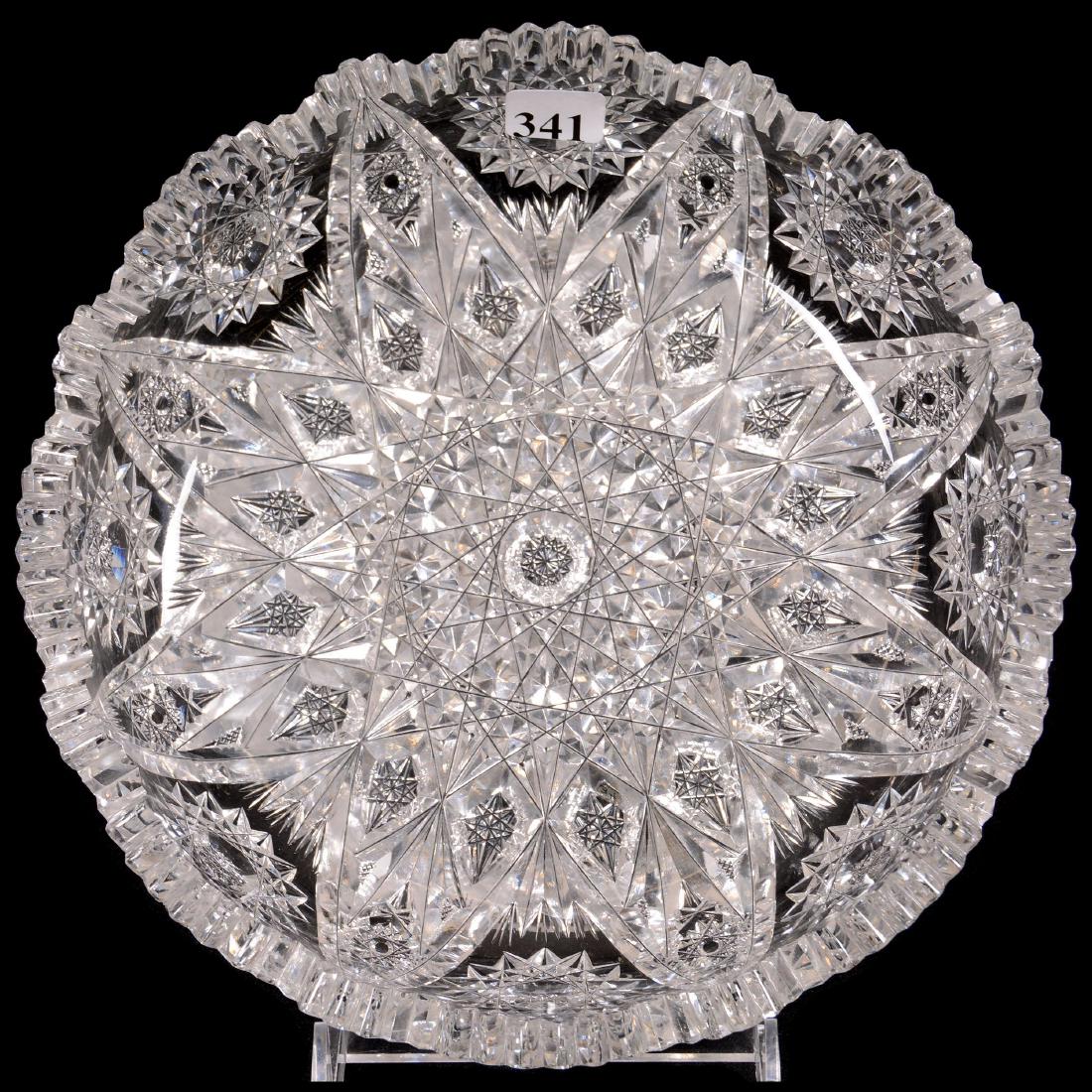 Low Bowl, American Brilliant Cut Glass (1 of 4)