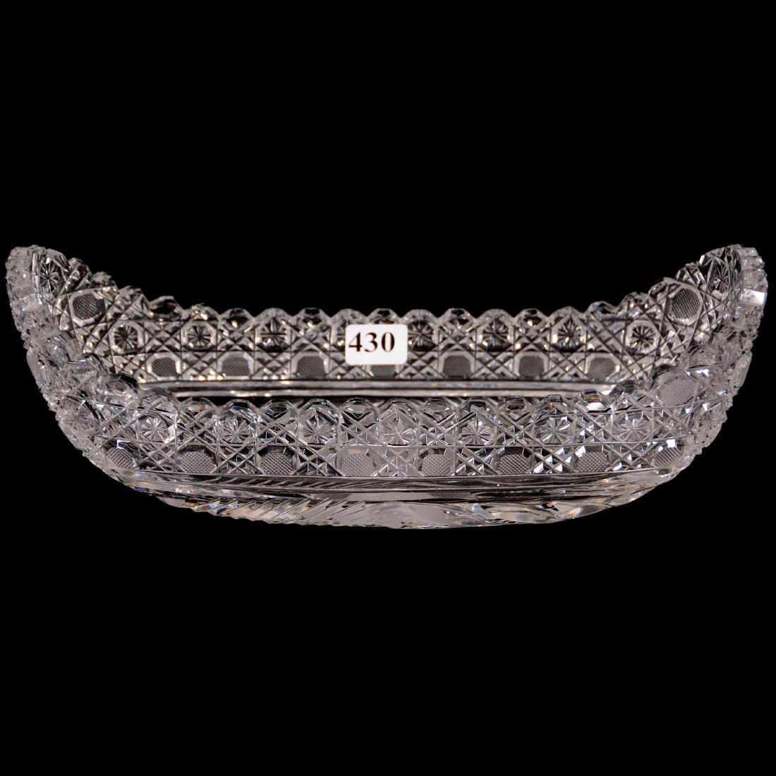 Gondola Shaped Celery, American Brilliant Cut Glass (1 of 2)