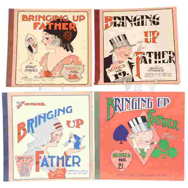 (4) Original Vintage Bringing Up Father Comic Books by