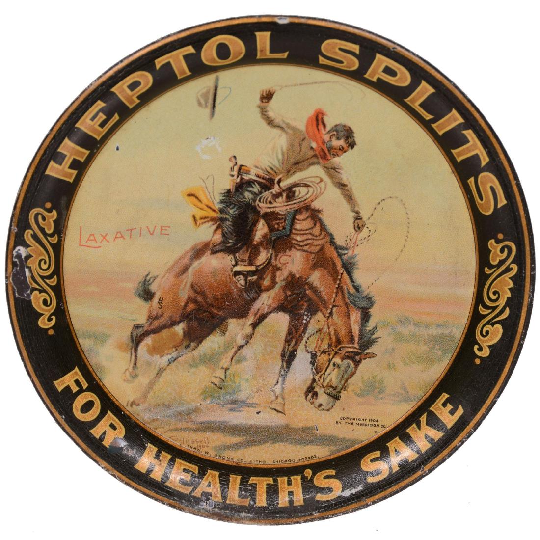 Original Round Advertising Tip Tray (1 of 2)