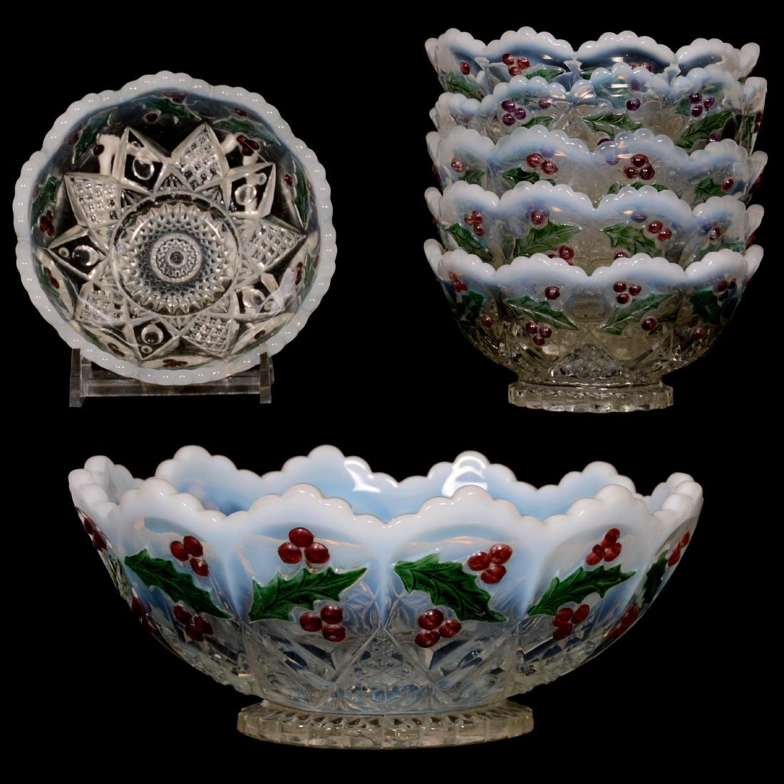 EAPG White Opalescent Berry Set (1 of 3)